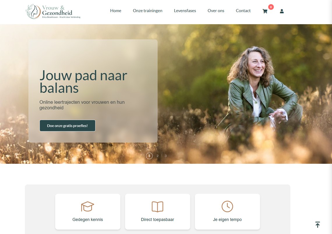 Website Vrouwengezondheid Natuurlijk