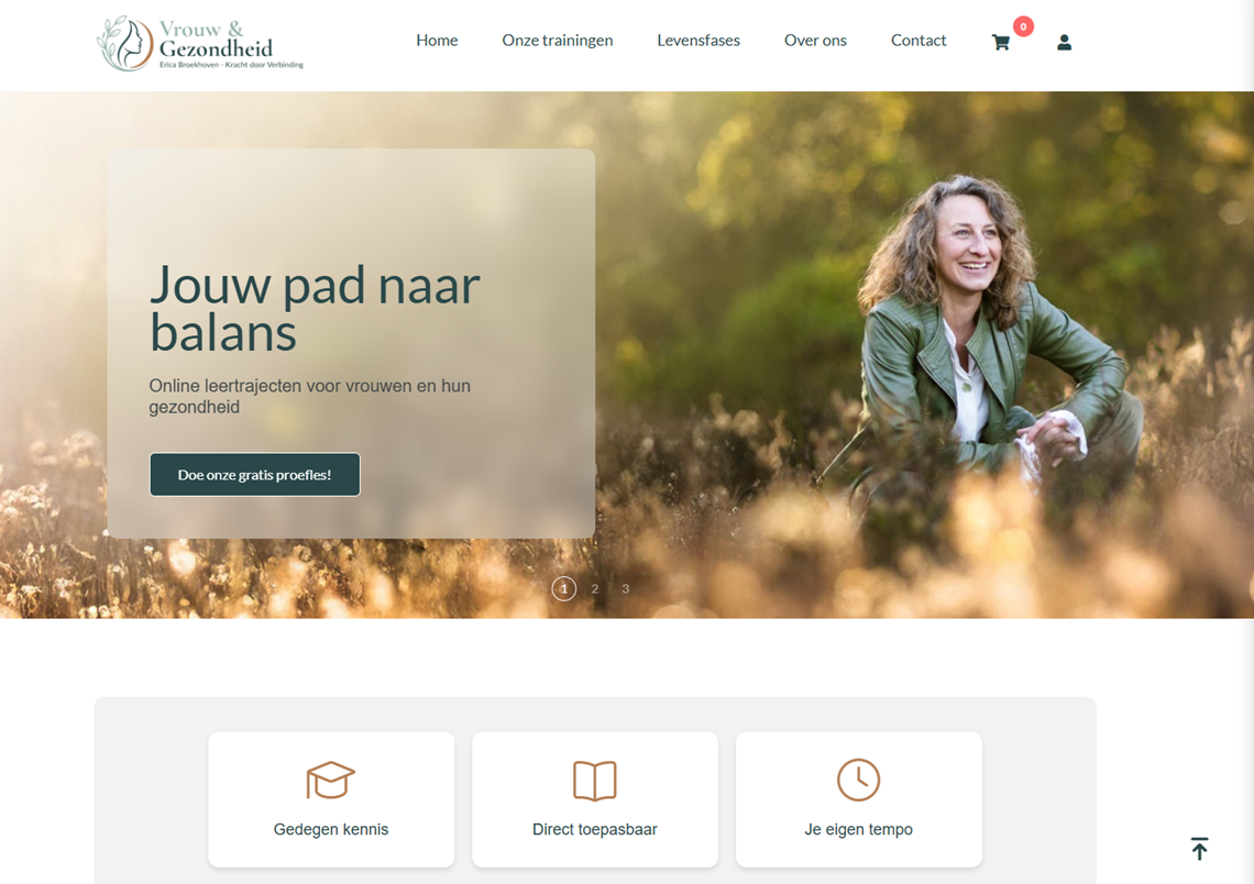 Website Vrouwengezondheid Natuurlijk
